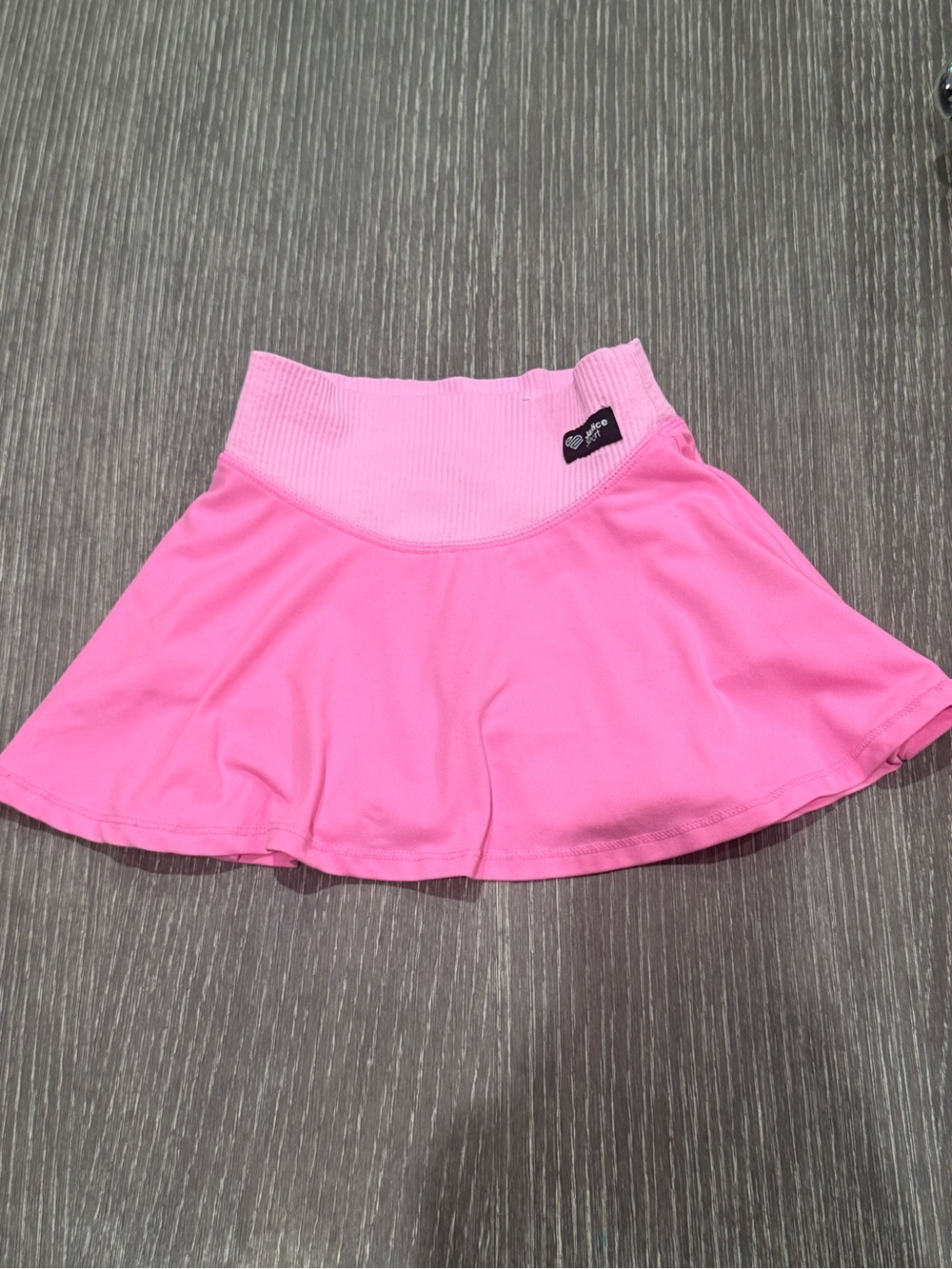 Used size XSmall justice kids athletic  Pink Skater Skirt with Ribbed Waist